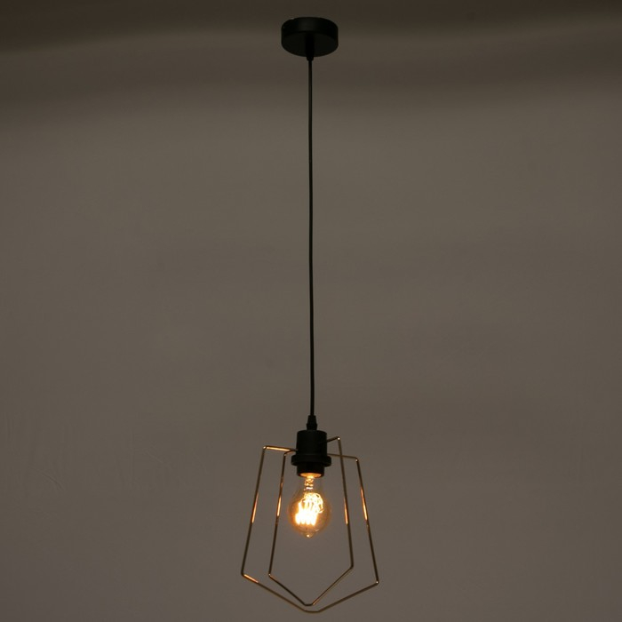 Светильник ЭкономСвет Светильник ЭкономСвет "Компакт" 1x40Вт E27 черный 18х18х25-84 см.