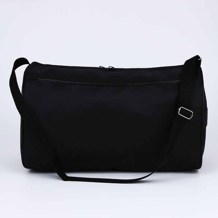 Сумка спортивная, 40 см х 24 см х 21 см, цвет чёрный