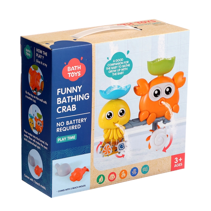 Игрушка для ванны «Весёлые друзья», цвета МИКС Игрушка для ванны «Весёлые друзья», цвета МИКС