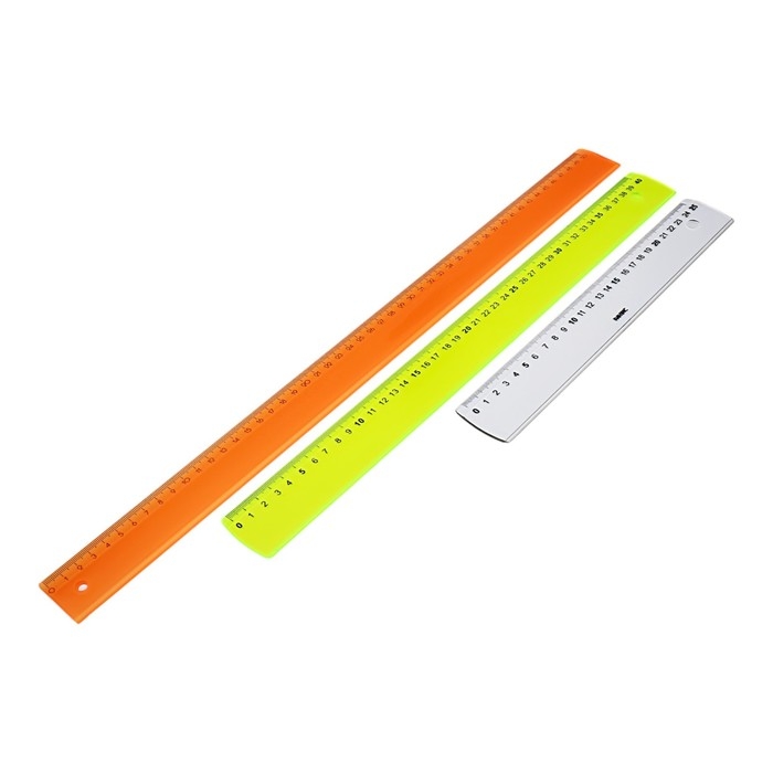 Набор линеек 3 штуки, Calligrata 25/40/50 см прозрачные, МИКС Набор линеек 3 штуки, Calligrata 25/40/50 см прозрачные, МИКС