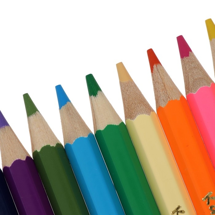 Карандаши 12 цветов  Карандаши 12 цветов "Каляка-Маляка", шестигранные, короткие