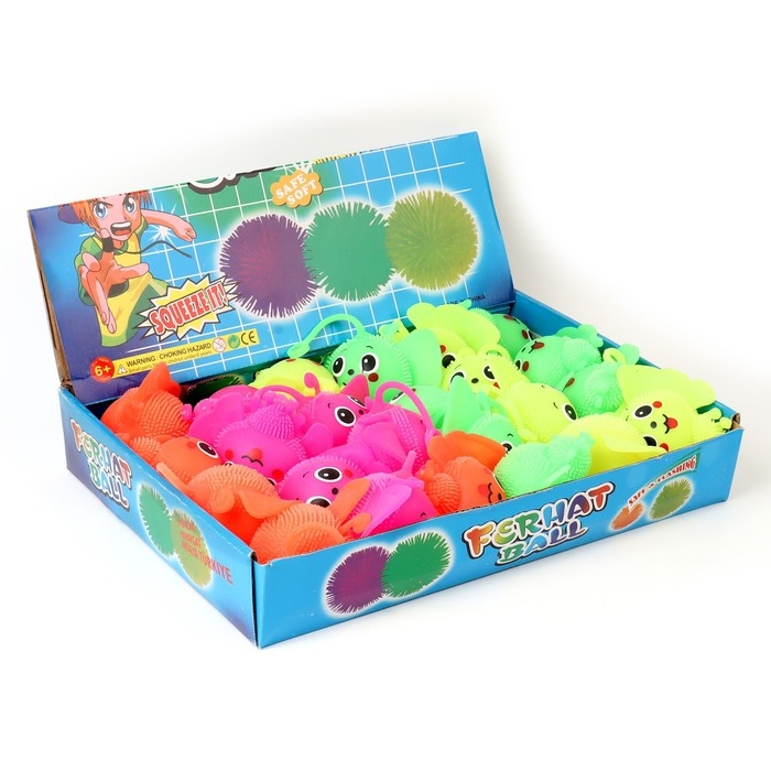 Ёжка «Пчёлка», световой, цвета МИКС Ёжка «Пчёлка», световой, цвета МИКС