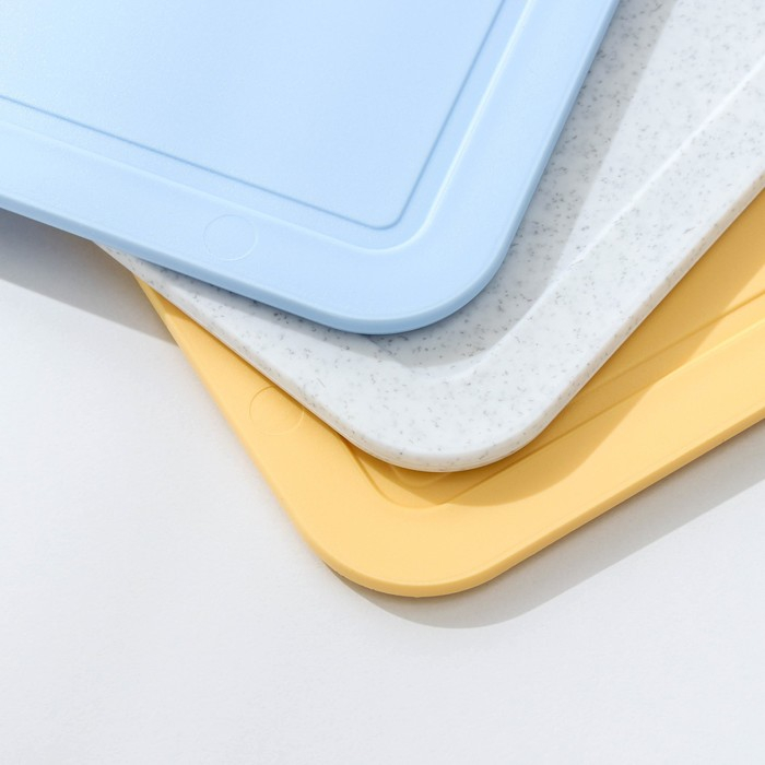 Набор разделочных досок, 34х24 см на подставке, 3 шт, цвет МИКС Набор разделочных досок, 34х24 см на подставке, 3 шт, цвет МИКС