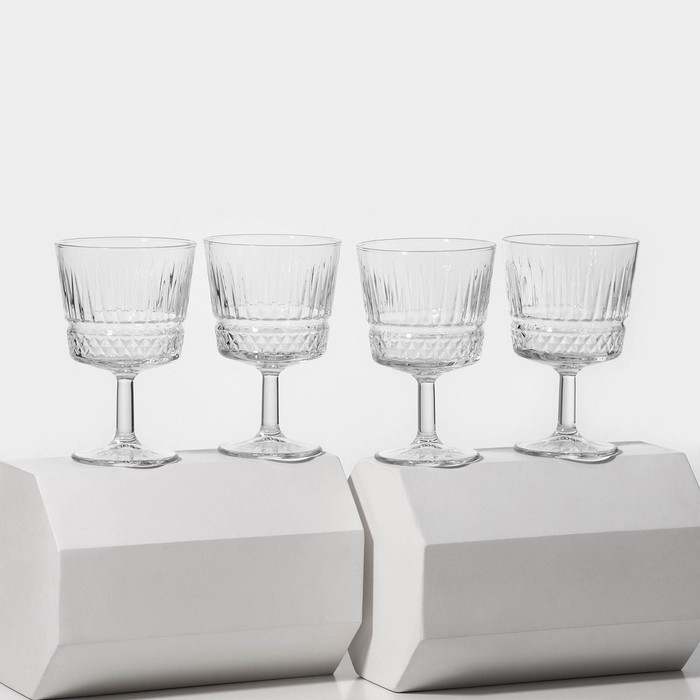 Набор стеклянных фужеров ELYSIA, 260 мл, 4 шт Набор стеклянных фужеров ELYSIA, 260 мл, 4 шт