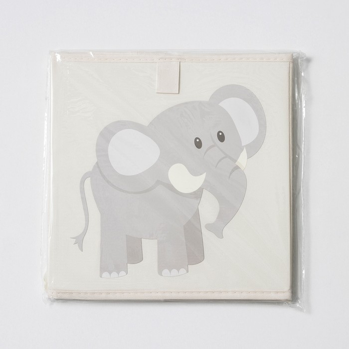 Короб стеллажный для хранения «Слоник», 29×29×29 см Короб стеллажный для хранения «Слоник», 29×29×29 см