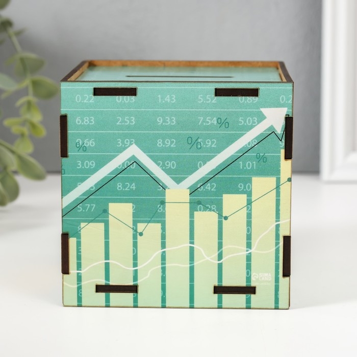 Копилка куб Копилка куб "Мечта укажет путь" 10х10х10 см