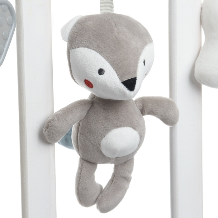 Растяжка на кроватку/коляску «Волчонок Тиша», с прорез., Крошка Я Растяжка на кроватку/коляску «Волчонок Тиша», с прорез., Крошка Я