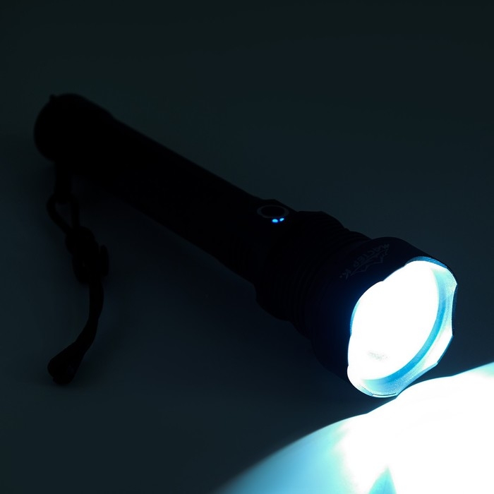 Фонарь ручной аккумуляторный 6000 мАч, 1500 лм, 500 м, XHP70, 3 режима,micro USB, zoom, 24.8 x 6 x 3 Фонарь ручной аккумуляторный 6000 мАч, 1500 лм, 500 м, XHP70, 3 режима,micro USB, zoom, 24.8 x 6 x 3