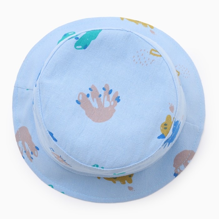Панама детская Панама детская "Монстрики" MINAKU, цв,голубой , р-р 48-50