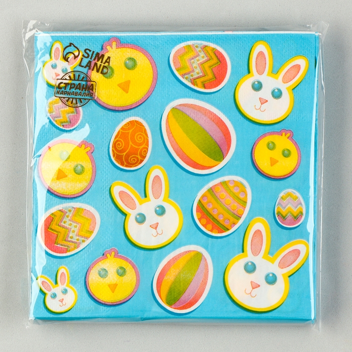 Салфетки бумажные «Пасха» 33х33 см, набор 20 шт. Салфетки бумажные «Пасха» 33х33 см, набор 20 шт.