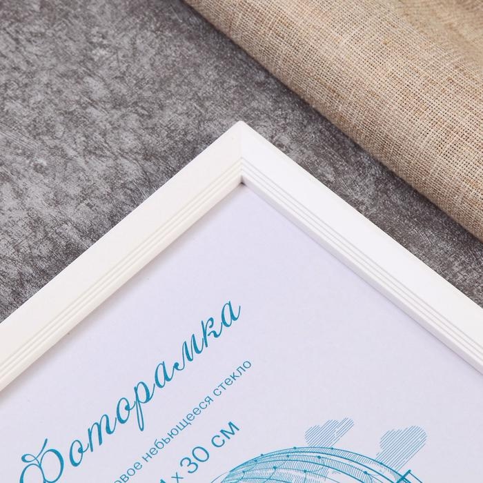 Фоторамка пластик L-5 21х30 см белый (пластиковый экран) Фоторамка пластик L-5 21х30 см белый (пластиковый экран)