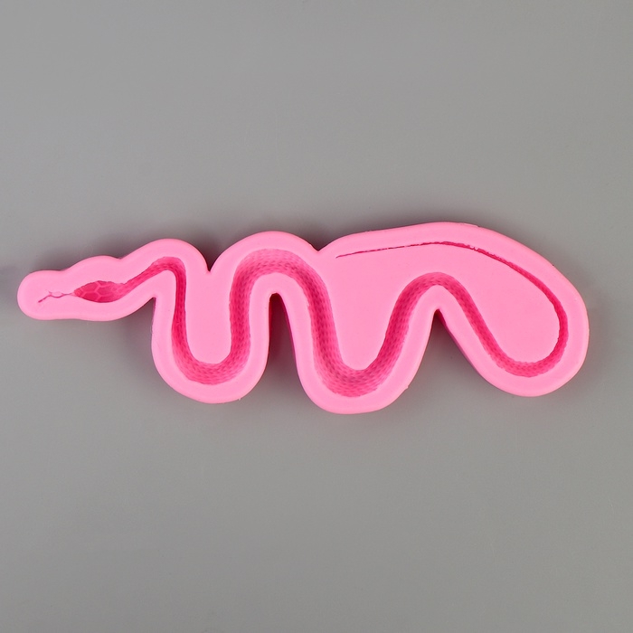 Силиконовый молд Силиконовый молд "Змейка" 20,5х6,5,х1,1 см