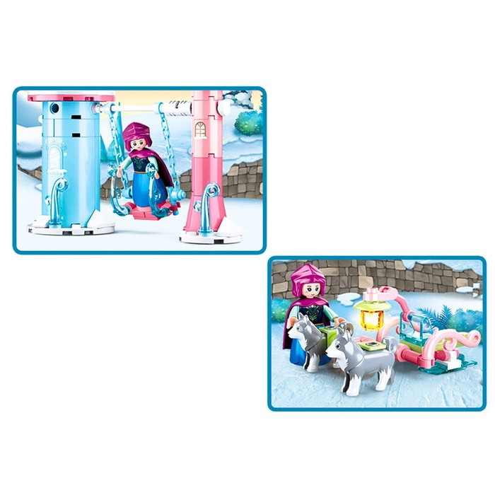 Конструктор Розовая Мечта «Зимние сказки», 135 деталей Конструктор Розовая Мечта «Зимние сказки», 135 деталей