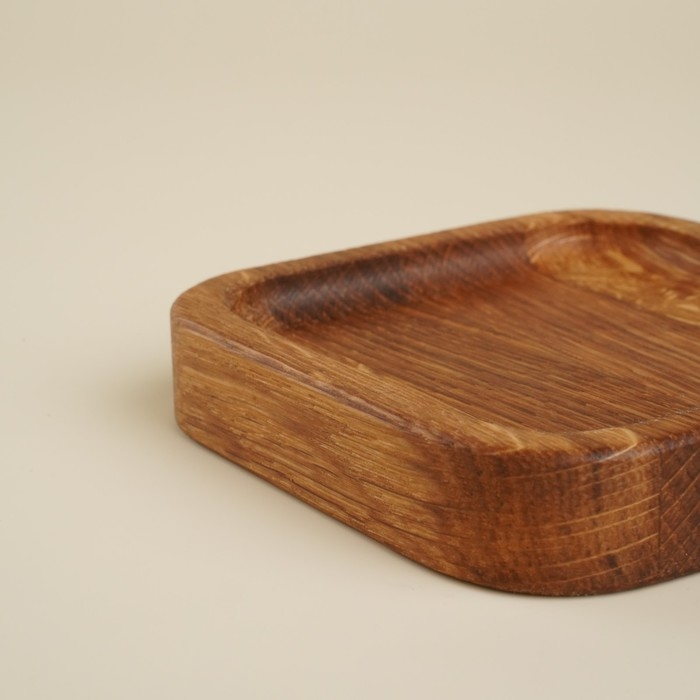 Набор тарелок - подставок из дуба Sima-Land Home, 10×10×2 см, 3 шт Набор тарелок - подставок из дуба Sima-Land Home, 10×10×2 см, 3 шт