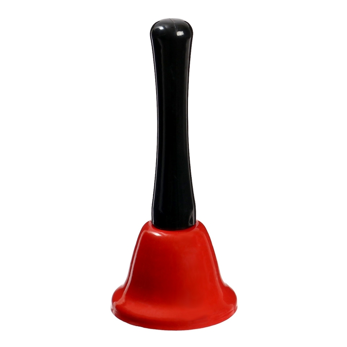 Колокольчик металлический, звонок настольный  Колокольчик металлический, звонок настольный "Funk", 12.5 х 5 см, красный