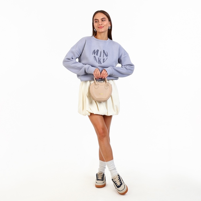 Сумка женская кросс-боди на молнии, цвет бежевый Сумка женская кросс-боди на молнии, цвет бежевый