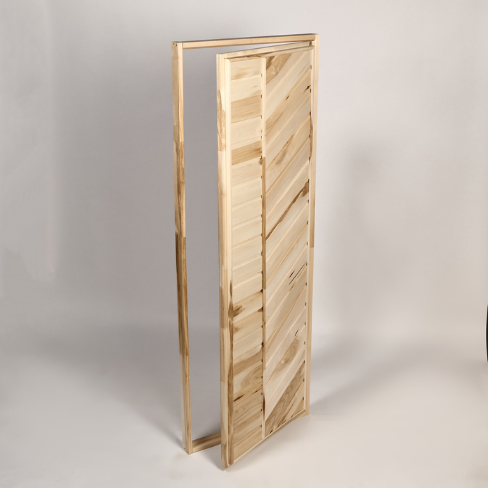 Дверь для бани глухая, сорт Дверь для бани глухая, сорт "С" 190х70 см.