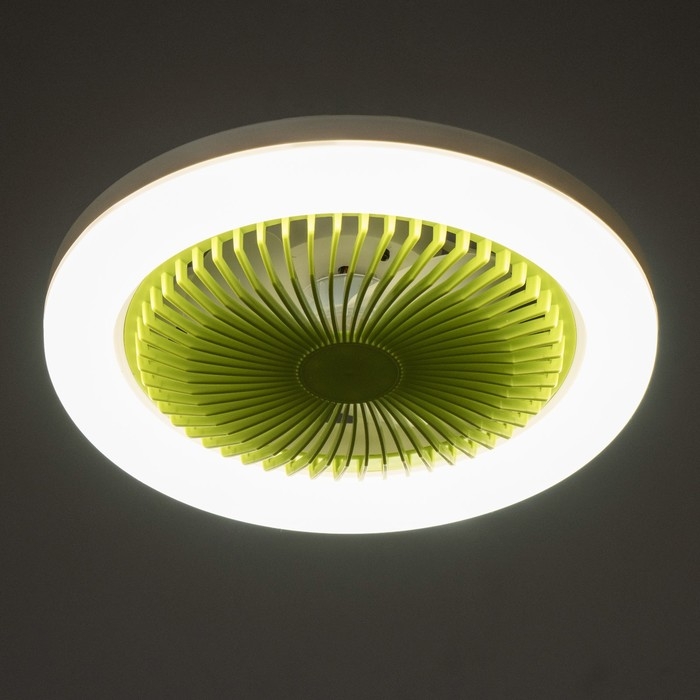 Светильник с ПДУ Светильник с ПДУ "Вихрь" LED 30Вт 6000К зеленый 25х25х15см BayerLux