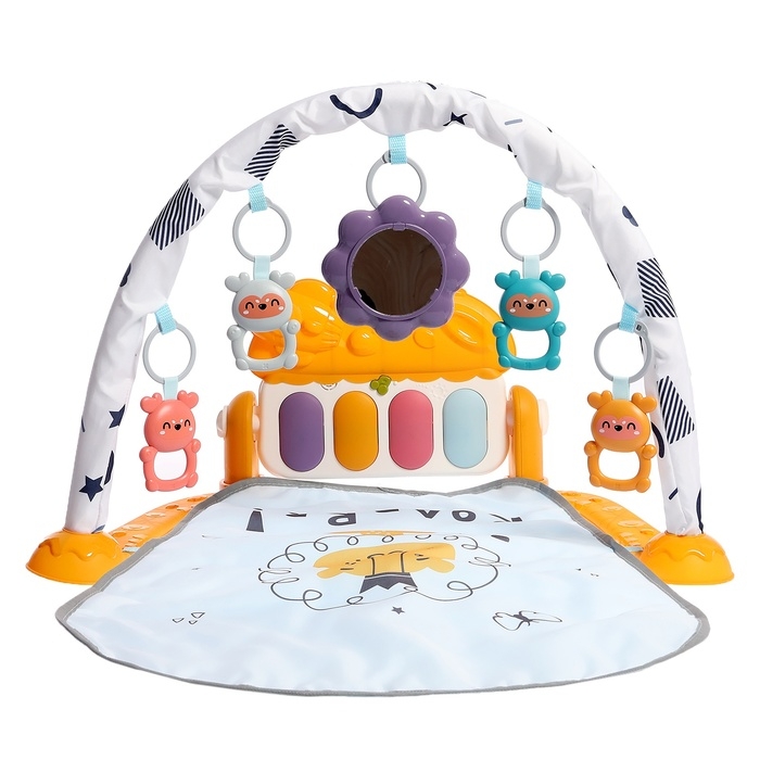 Развивающий коврик «Лёвушка», световые, звуковые эффекты Развивающий коврик «Лёвушка», световые, звуковые эффекты