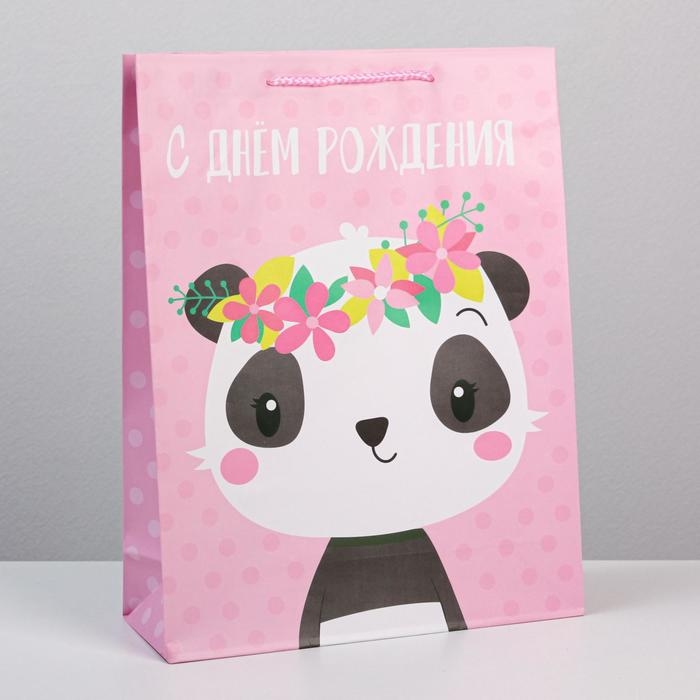 Пакет подарочный ламинированный, упаковка, «С Днём Рождения», L 28 х 38 х 9 см Пакет подарочный ламинированный, упаковка, «С Днём Рождения», L 28 х 38 х 9 см