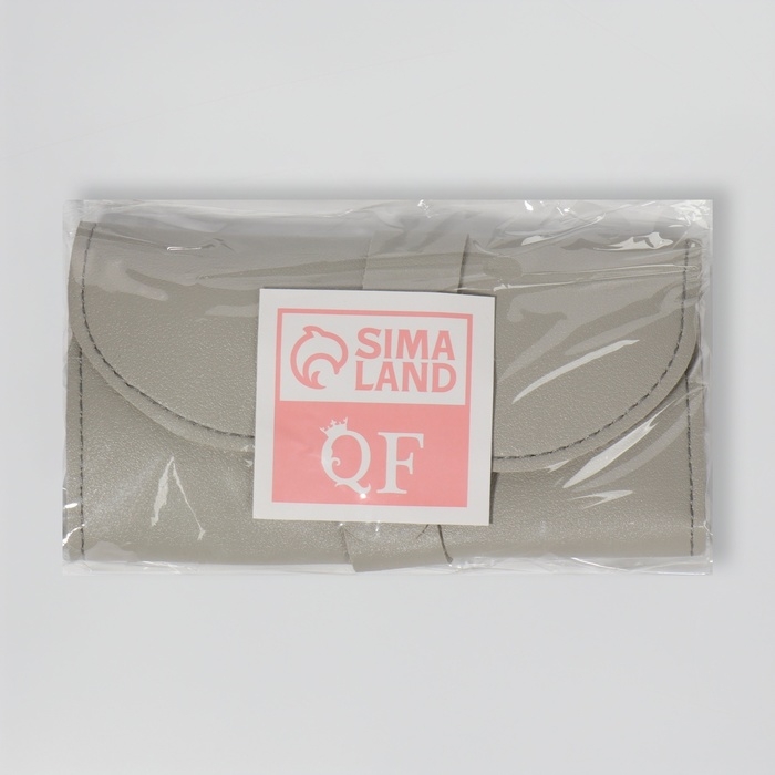 Набор маникюрный «Люси», 10 предметов, кожзам-чехол, цвет серый Набор маникюрный «Люси», 10 предметов, кожзам-чехол, цвет серый