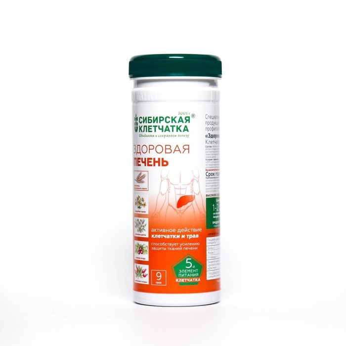 Сибирская клетчатка «Здоровая печень», 170 г Сибирская клетчатка «Здоровая печень», 170 г