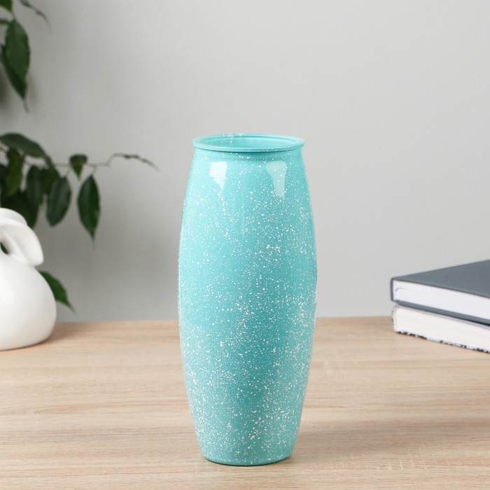 Ваза  Ваза "Крапле-бирюза" d-6.8см 10х23см