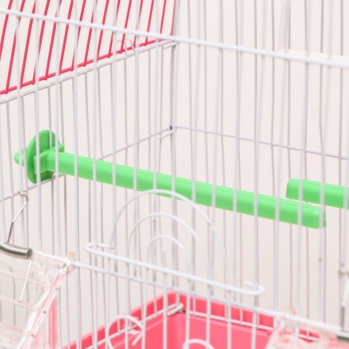 Клетка для птицукомплектованная Bd-1/3c, 30 х 23 х 39 см, розовая Клетка для птицукомплектованная Bd-1/3c, 30 х 23 х 39 см, розовая