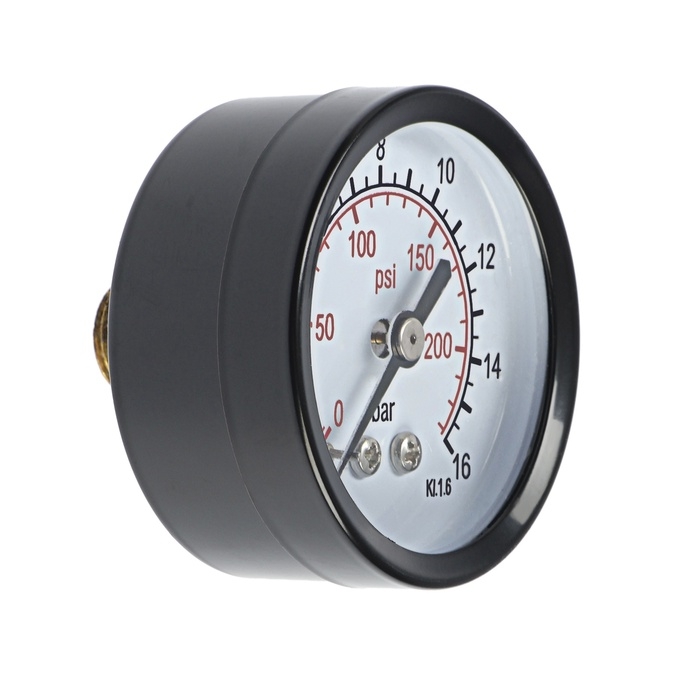 Манометр ZEIN, аксиальный, диаметр корпуса 50 мм, 16 бар, 1/4 Манометр ZEIN, аксиальный, диаметр корпуса 50 мм, 16 бар, 1/4"