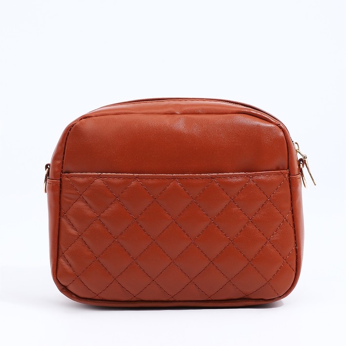 Сумка кросс-боди на молнии, цвет рыжий Сумка кросс-боди на молнии, цвет рыжий