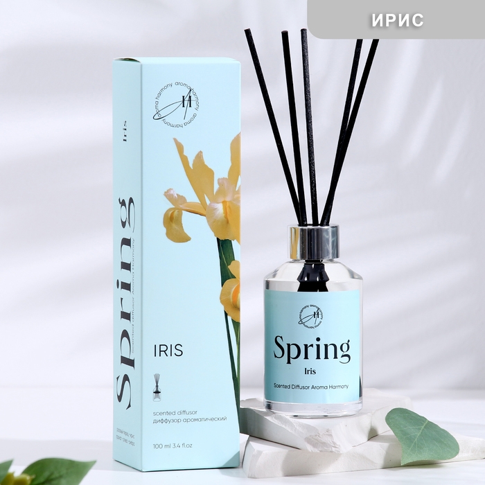 Диффузор ароматический, Диффузор ароматический, "Iris", ирис, 100 мл