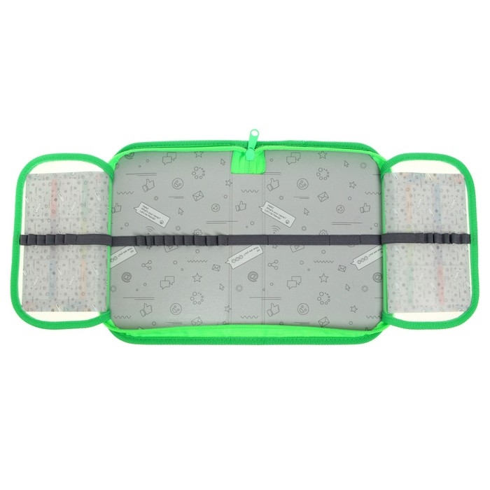 Пенал 1 секция, 130 х 210 х 40 мм, 2 откидные планки, тканевый, Calligrata TOP, Content Пенал 1 секция, 130 х 210 х 40 мм, 2 откидные планки, тканевый, Calligrata TOP, Content "Дино"