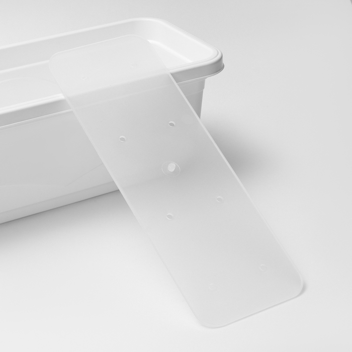 Горшок пластиковый с поддоном для цветов «Квадро», 6 л, цвет белый Горшок пластиковый с поддоном для цветов «Квадро», 6 л, цвет белый