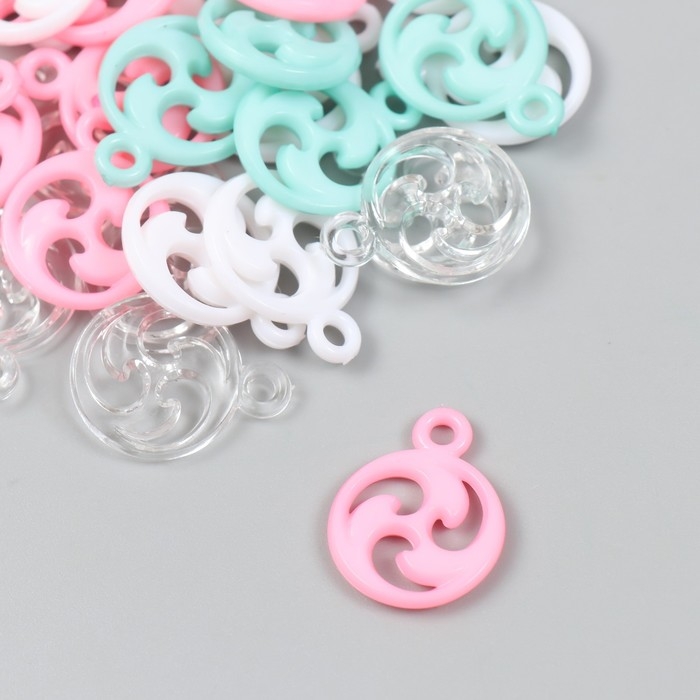 Декор для творчества пластик Декор для творчества пластик "Знак" набор 25 гр 0,3х2х3,6 см