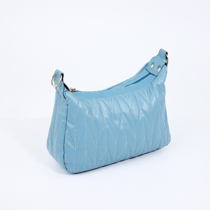 Сумка кросс-боди на молнии, цвет голубой Сумка кросс-боди на молнии, цвет голубой