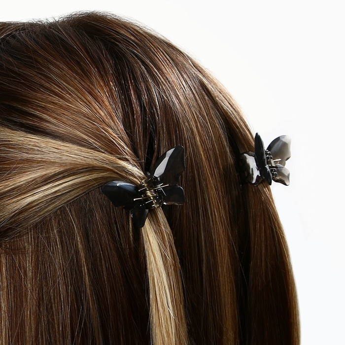 Краб для волос в форме бабочек «Dream», 2 шт., 4 х 3 х 2.5 см Краб для волос в форме бабочек «Dream», 2 шт., 4 х 3 х 2.5 см