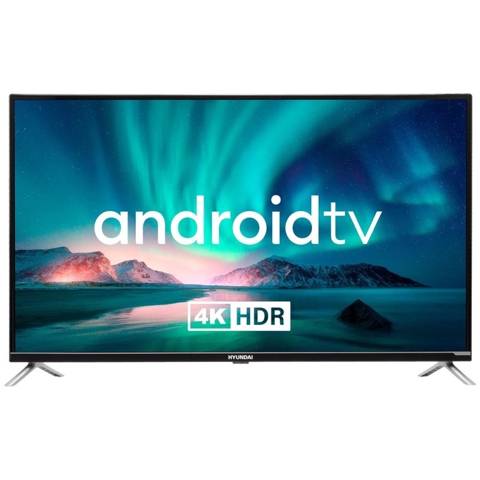 Телевизор Hyundai H-LED43BU7008, 43 Телевизор Hyundai H-LED43BU7008, 43",3840x2160, DVB/T2/C/S/S2, HDMI 3, USB2, Smart TV,черный