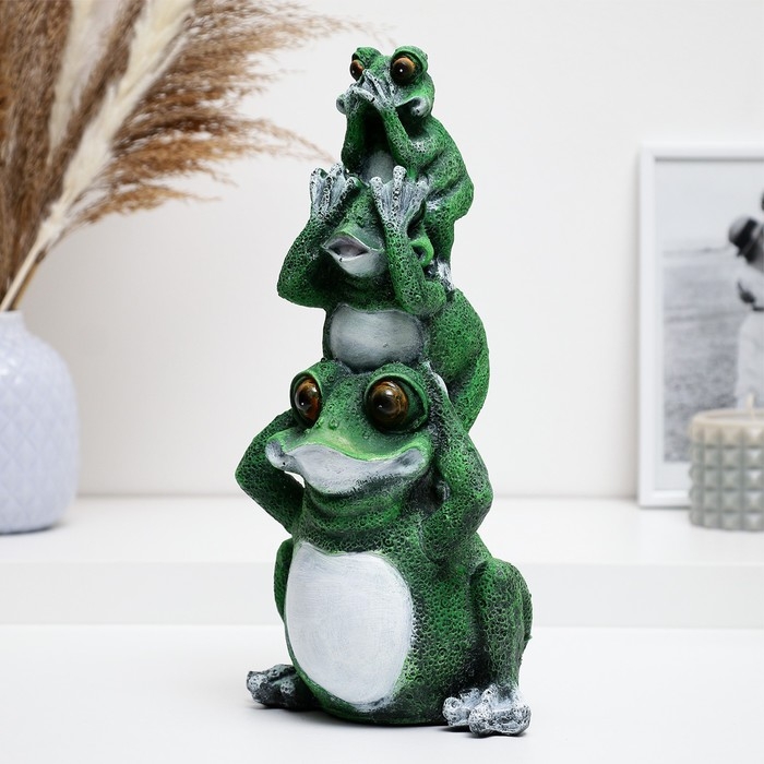 Копилка Копилка "Пирамида из лягушек" 30х15х12см