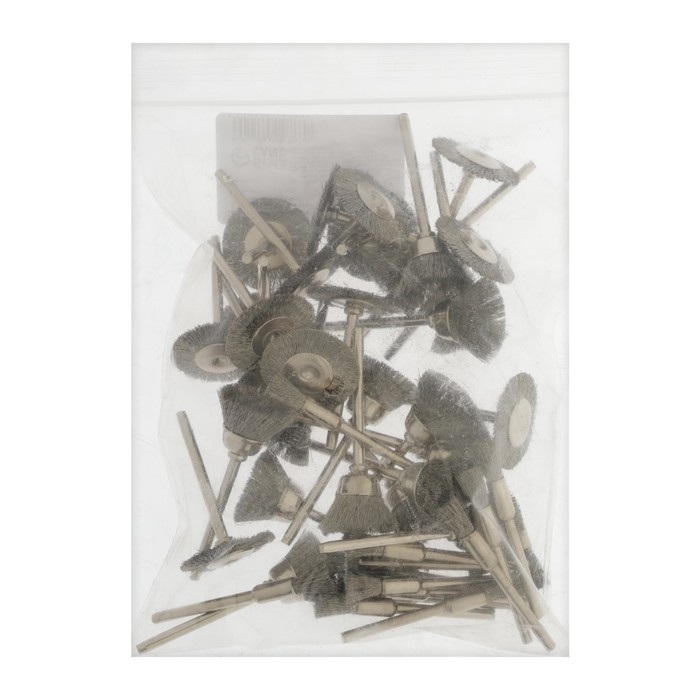 Набор щеток металлических для гравера ТУНДРА, хвостовик 3 мм, 45 шт. Набор щеток металлических для гравера ТУНДРА, хвостовик 3 мм, 45 шт.