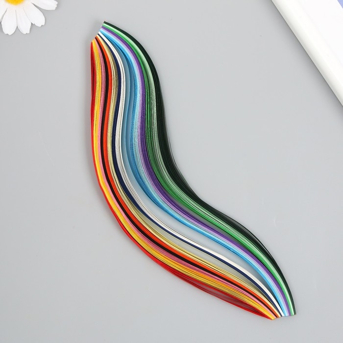 Полоски для квиллинга 150 полосок Полоски для квиллинга 150 полосок "Разноцветные" ширина 0,5 см длина 20 см