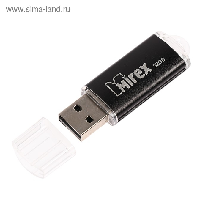 Флешка Mirex UNIT BLACK, 32 Гб, USB2.0, чт до 25 Мб/с, зап до 15 Мб/с, черная Флешка Mirex UNIT BLACK, 32 Гб, USB2.0, чт до 25 Мб/с, зап до 15 Мб/с, черная
