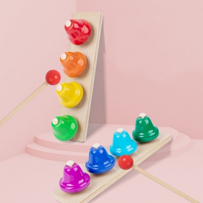 Музыкальная игрушка «Восьми тональные колокольчики» 23 × 6 × 12,5 см Музыкальная игрушка «Восьми тональные колокольчики» 23 × 6 × 12,5 см
