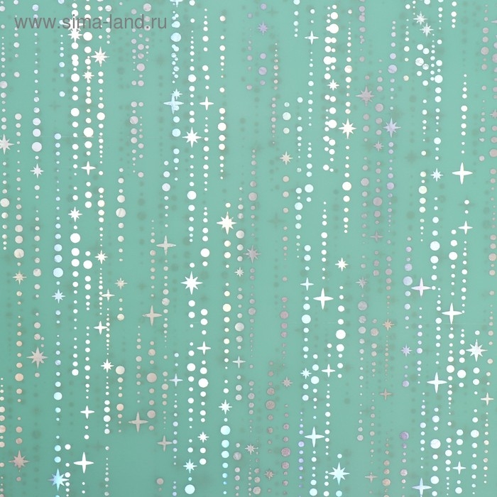 Пленка для цветов  Пленка для цветов "Падающие звезды", 58 см х 5 м