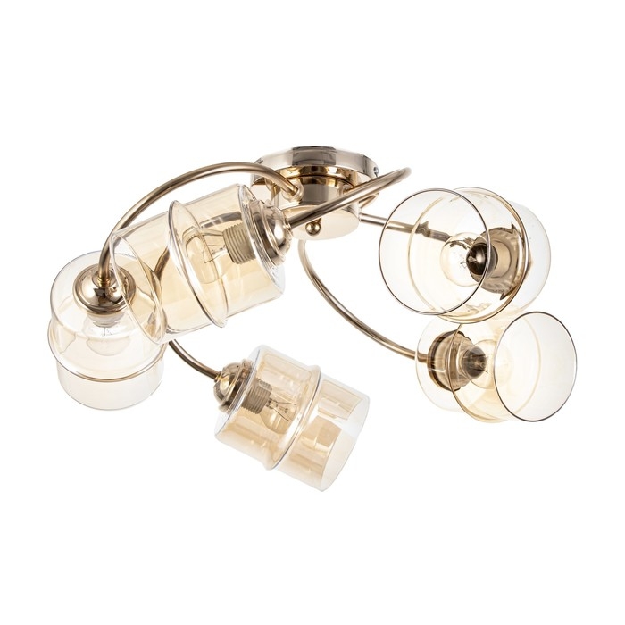 Люстра Люстра "Фокс" 5хЕ27 40Вт золото 58х58х27 см