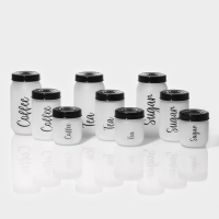 Банка стеклянная для сыпучих продуктов Herevin Coffee, 1 л