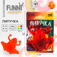 Липучка «Лягушка», цвета МИКС, на блистере