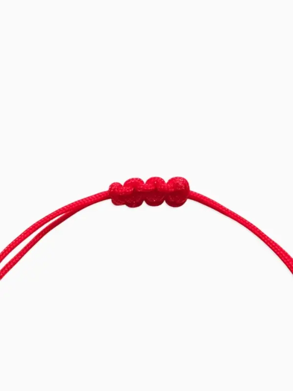 Браслет-оберег &laquo;Сердце и крошка - на любовь&raquo;, d=6 см, красный, бордовый