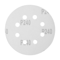 Круг абразивный шлифовальный под "липучку" ТУНДРА, перфорированный, 125 мм, Р240, 10 шт.