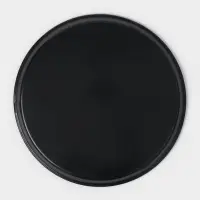 Поднос прорезиненный круглый Hanna Kn&ouml;vell, d=35 см, чёрный