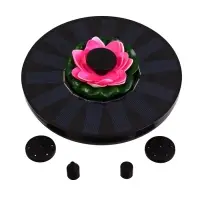 Плавающий фонтан &laquo;Лотос&raquo;, 7 Вт, 200 л/ч, на солнечной батарее